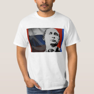 T-shirt Poutine avec le drapeau russe
