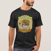 T-shirt Poutine french fries canada food potato quebec fas (Devant)