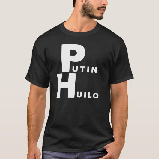 T-shirt Poutine huilo (Devant)