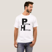 T-shirt Poutine huilo (Devant entier)