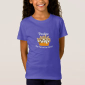 T-Shirt Poutine, La Salade Canadienne - Girls Jersey T (Devant)