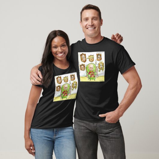 T-shirt Poutine le chasseur ne reçoit pas mon président Tr (Unisexe)