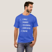 T-shirt Poutine vs Relation - Amusant Poutine (Devant entier)