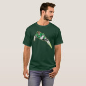 T-shirt Poutre à énergie verte (Devant entier)