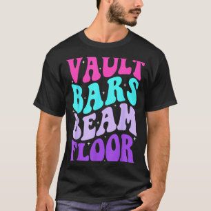 T-shirt Poutre Barres Poutre Sol Gymnastique Cadeau de gym