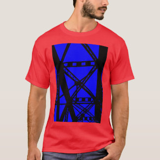 T-shirt Poutres de chemin de fer en encre