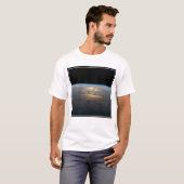 T-shirt Poutres Sunglint Au Large D'Un Pacifique Sud En Pa (Devant entier)
