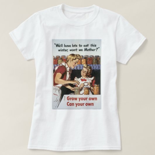 T-shirt Pouvez-Vous Croître, Pouvez-Vous Vous Propre ? (Design devant)