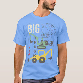 T-shirt Pouvez-Vous Le Creuser Construction Camion Garçon 