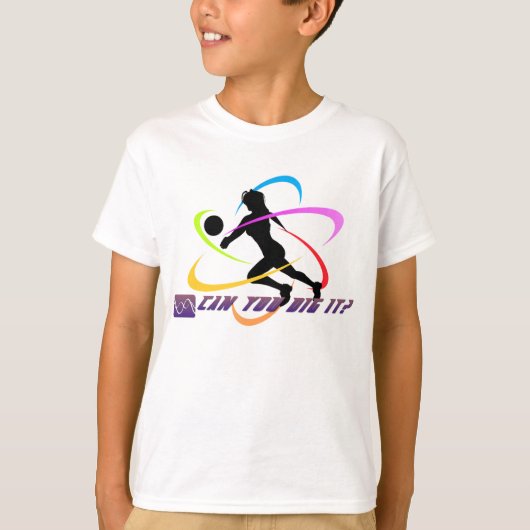 T-shirt Pouvez vous le creuser Madame Volleyball Graphic (Devant)