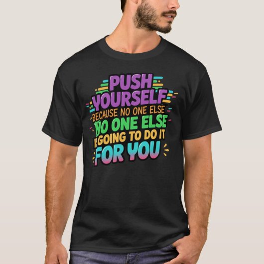 T-shirt Pouvez-Vous Motivationnel (Devant)