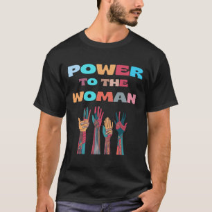 T-shirt Pouvoir À La Femme Sticker