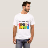 T-shirt Pouvoir au peuple (Devant entier)