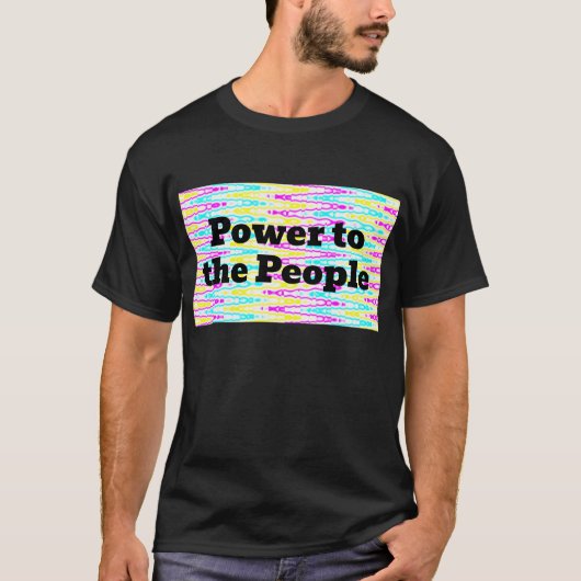 T-shirt Pouvoir au Peuple (Devant)