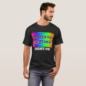 T-SHIRT POUVOIR AU PEUPLE (Devant entier)