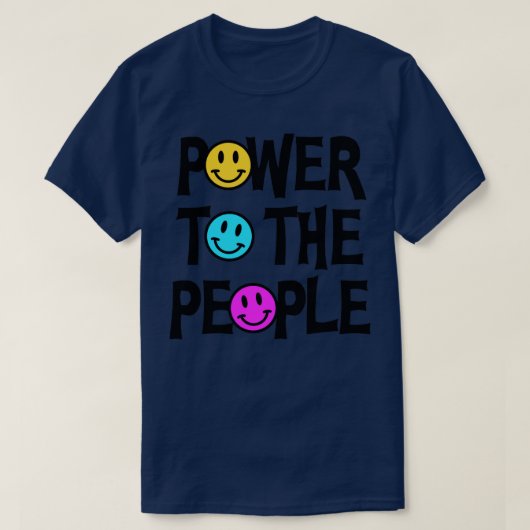 T-shirt Pouvoir Au Peuple5 (Design devant)