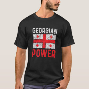 T-shirt Pouvoir géorgien Drapeau patriotique Caucase Géorg