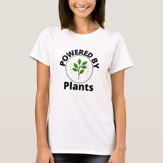 T-SHIRT POUVOIR PAR DES PLANTES (Devant)
