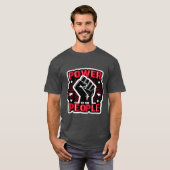 T-SHIRT POUVOIR POUR LE PEUPLE 4 (Devant entier)