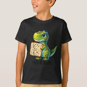 T-shirt Pover Maror Ma rugissement Dinosaur Drôle Poisson 