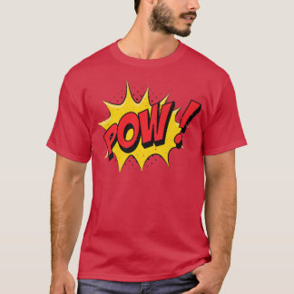T-shirt POW - Dessin dessiné de la bande dessinée Drôle Po