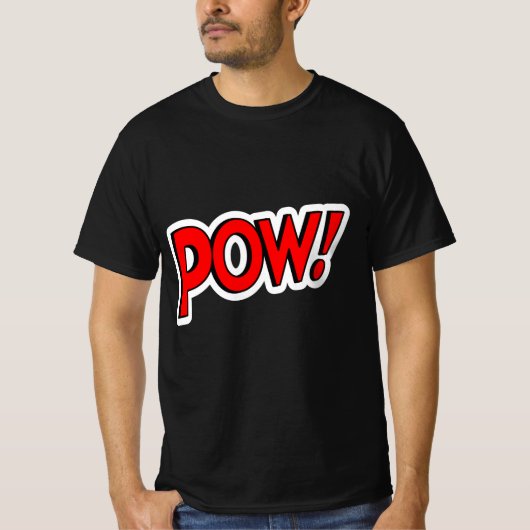 T-shirt POW! Graphisme Screwball (Devant)