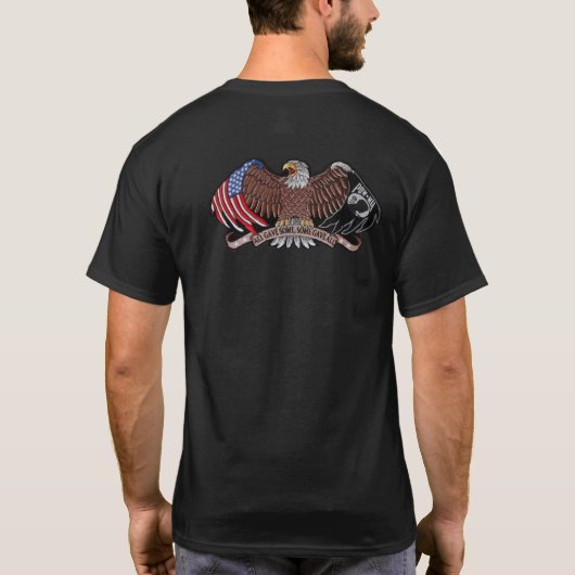 T-shirt POW MIA Vous N'Êtes Pas Oublié (Dos)