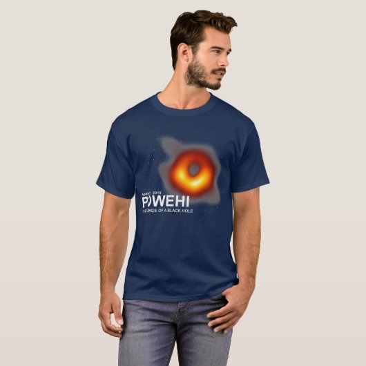 T-shirt Powehi première image d'un trou noir 10 avril 2019 (Devant entier)
