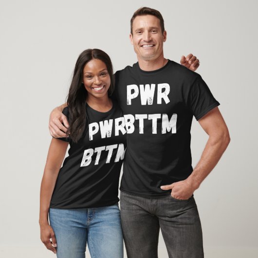 T-shirt Power Bottom Gay Man Pride Mois 2022 LGBTQ+ Hommes (Unisexe)