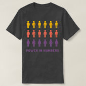 T-shirt Power in numbers (Design devant)