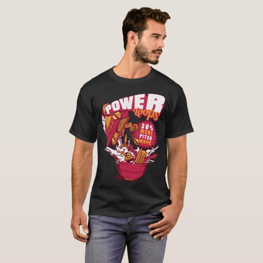T-shirt Power Loops Drone Pilot (Devant entier)