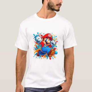 T-shirt Power Mario