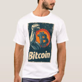 T-shirt Power of Bitcoin Cryptocurrency Blockchain Design (Devant)