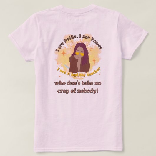 T-shirt Power Pose Mama (Design dos)