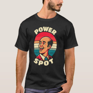 T-shirt Power Spot Bald Vintage Sunset Bald Père Bald