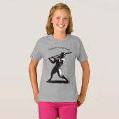 T-shirt Power Swing – Conception de baseball de style BD (Devant entier)