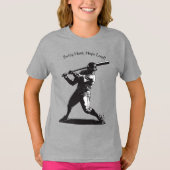 T-shirt Power Swing – Conception de baseball de style BD (Devant)