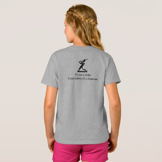 T-shirt Power Swing – Conception de baseball de style BD (Dos entier)
