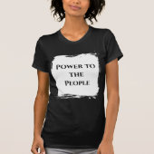 T-shirt Power to the People t shirt (Devant)
