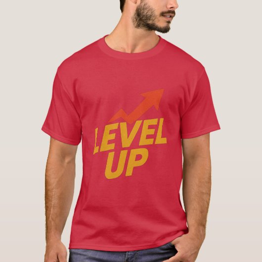 T-shirt Power Up - joueuse, vibe de jeu. (Devant)