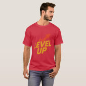 T-shirt Power Up - joueuse, vibe de jeu. (Devant entier)