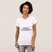 T-shirt power wears heels bold typography design (Devant entier)