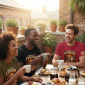 T-shirt Powered by Caffeine - Coffee Lover