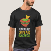 T-shirt Powered By Chips And Guacamole (Devant)