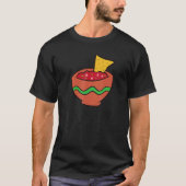 T-shirt Powered By Chips And Salsa (Devant)