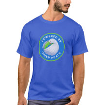 Powered by Inner Peace Blue Green Dove