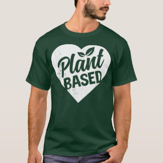 T-shirt Powered By Plant Based Diet Vegan Life Funny Veget