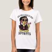 T-shirt Powered By Spirits Female (Devant)