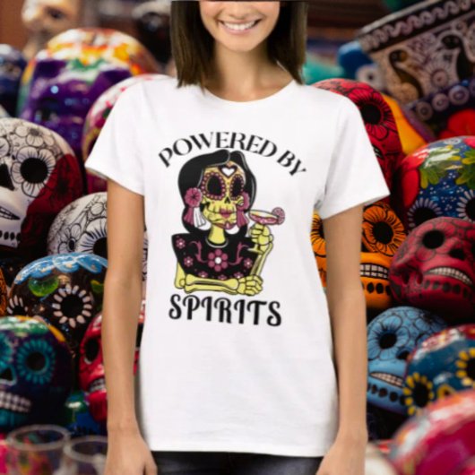 T-shirt Powered By Spirits Female