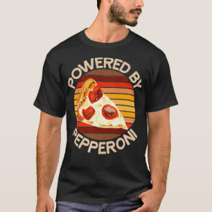 T-shirt POWEREE PAR PEPPERONI Pizza Lover Funny Motivation